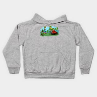 Frogs Labor day Kids Hoodie